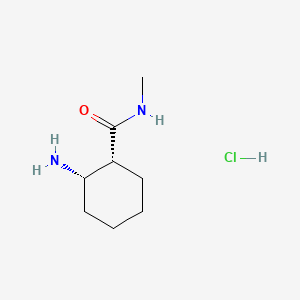 rac-(1R,2S)-2-amino-N-methylcyclohexane-1-carboxamidehydrochloride,cis