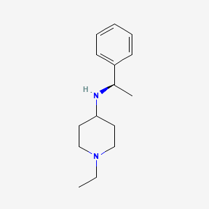 molecular formula C15H24N2 B1362777 1-ethyl-N-[(1R)-1-phenylethyl]piperidin-4-amine 