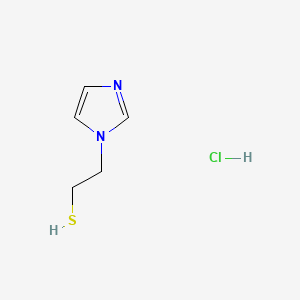 molecular formula C5H9ClN2S B13627802 2-(1H-imidazol-1-yl)ethane-1-thiolhydrochloride 