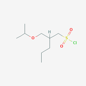 2-(Isopropoxymethyl)pentane-1-sulfonyl chloride