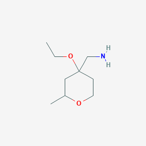 (4-Ethoxy-2-methyltetrahydro-2h-pyran-4-yl)methanamine