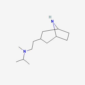 molecular formula C13H26N2 B13627855 n-(2-(8-Azabicyclo[3.2.1]octan-3-yl)ethyl)-N-methylpropan-2-amine 