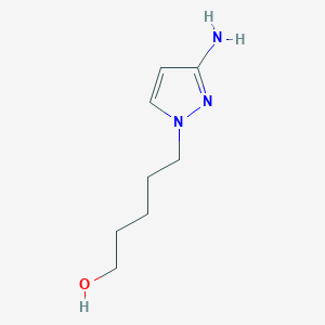 5-(3-Amino-1h-pyrazol-1-yl)pentan-1-ol