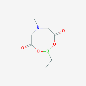 molecular formula C7H12BNO4 B13627967 2-Ethyl-6-methyl-1,3,6,2-dioxazaborocane-4,8-dione 