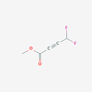 molecular formula C5H4F2O2 B13627973 Methyl 4,4-difluorobut-2-ynoate 