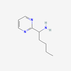 1-(Pyrimidin-2-yl)pentan-1-amine