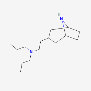 molecular formula C15H30N2 B13628028 (2-{8-Azabicyclo[3.2.1]octan-3-yl}ethyl)dipropylamine 