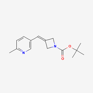 Tert-butyl 3-[(6-methylpyridin-3-yl)methylidene]azetidine-1-carboxylate