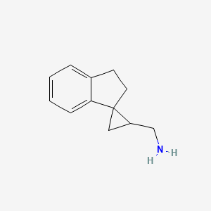 (2',3'-Dihydrospiro[cyclopropane-1,1'-inden]-2-yl)methanamine