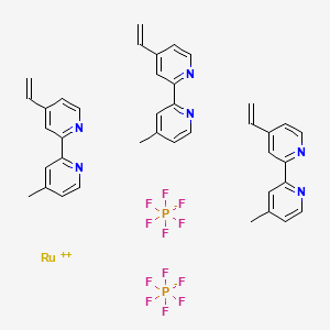 lambda2-Ruthenium(2+)tris(4-ethenyl-4'-methyl-2,2'-bipyridine)bis(hexafluoro-lambda5-phosphanuide)