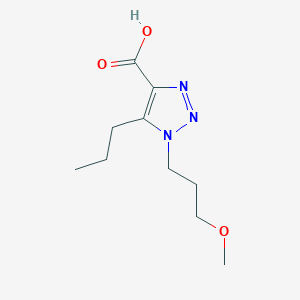 1-(3-Methoxypropyl)-5-propyl-1h-1,2,3-triazole-4-carboxylic acid