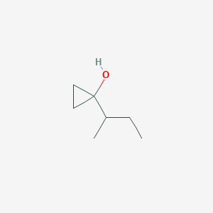 molecular formula C7H14O B13628152 1-(sec-Butyl)cyclopropan-1-ol 