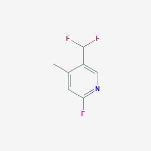 5-(Difluoromethyl)-2-fluoro-4-methylpyridine