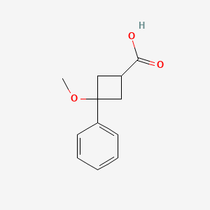 3-Methoxy-3-phenylcyclobutane-1-carboxylicacid