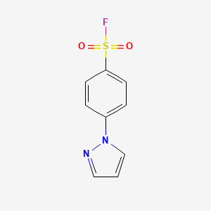 4-(1H-pyrazol-1-yl)benzene-1-sulfonyl fluoride