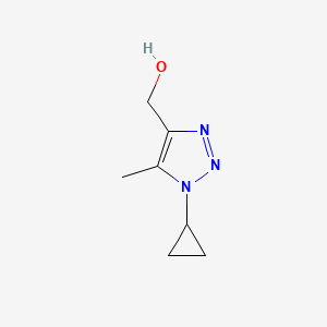 (1-cyclopropyl-5-methyl-1H-1,2,3-triazol-4-yl)methanol