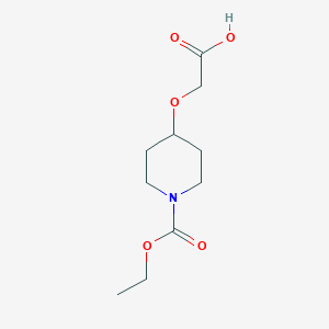 2-((1-(Ethoxycarbonyl)piperidin-4-yl)oxy)acetic acid