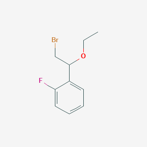 1-(2-Bromo-1-ethoxyethyl)-2-fluorobenzene