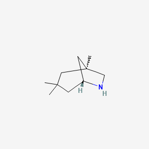 molecular formula C10H19N B1362824 (1S,5R)-1,3,3-三甲基-6-氮杂双环[3.2.1]辛烷 CAS No. 380228-03-5