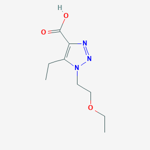 1-(2-Ethoxyethyl)-5-ethyl-1h-1,2,3-triazole-4-carboxylic acid