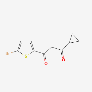 1-(5-Bromothiophen-2-yl)-3-cyclopropylpropane-1,3-dione