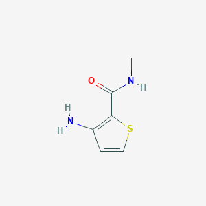 molecular formula C6H8N2OS B136283 3-氨基-N-甲基噻吩-2-甲酰胺 CAS No. 147123-48-6