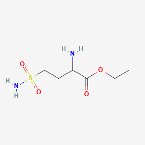 Ethyl 2-amino-4-sulfamoylbutanoate