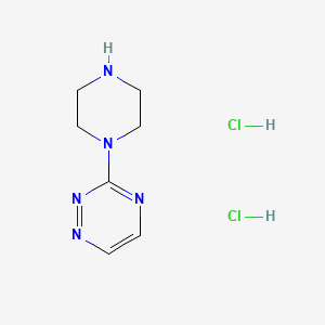 3-(Piperazin-1-yl)-1,2,4-triazine dihydrochloride