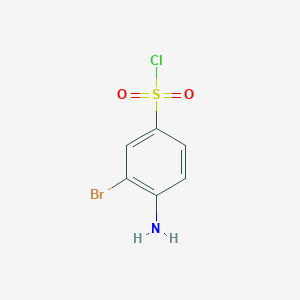 4-Amino-3-bromobenzene-1-sulfonyl chloride