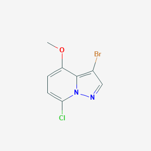 3-Bromo-7-chloro-4-methoxypyrazolo[1,5-a]pyridine