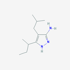 3-(Sec-butyl)-4-isobutyl-1h-pyrazol-5-amine