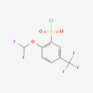 2-Difluoromethoxy-5-(trifluoromethyl)benzenesulfonyl chloride