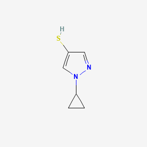 1-cyclopropyl-1H-pyrazole-4-thiol