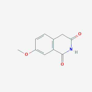 molecular formula C10H9NO3 B1362848 7-甲氧基异喹啉-1,3(2H,4H)-二酮 CAS No. 76746-94-6