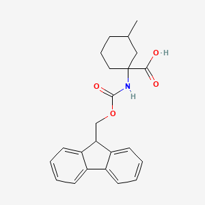 1-({[(9H-fluoren-9-yl)methoxy]carbonyl}amino)-3-methylcyclohexane-1-carboxylic acid