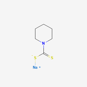 molecular formula C6H10NNaS2 B13628533 Sodium piperidine-1-carbodithioate CAS No. 873-57-4