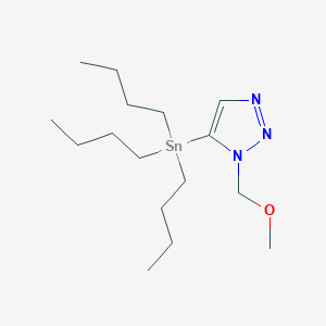 1-(Methoxymethyl)-5-(tributylstannyl)-1H-triazole