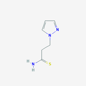 3-(1H-pyrazol-1-yl)propanethioamide