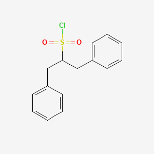 1,3-Diphenylpropane-2-sulfonyl chloride