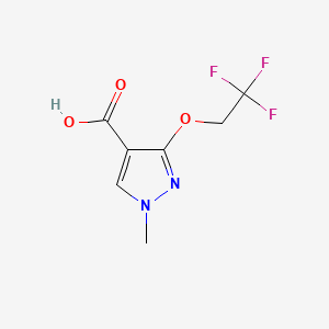 1-methyl-3-(2,2,2-trifluoroethoxy)-1H-pyrazole-4-carboxylic acid