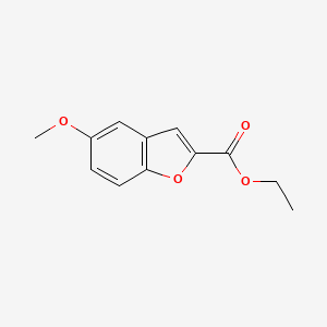 molecular formula C12H12O4 B1362866 5-甲氧基苯并呋喃-2-羧酸乙酯 CAS No. 50551-56-9