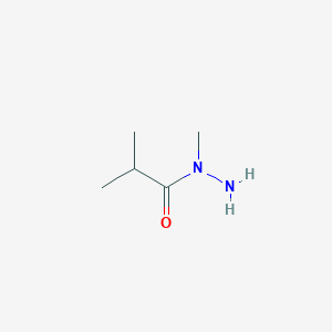 molecular formula C5H12N2O B13628699 N,2-dimethylpropanehydrazide 