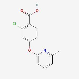 2-Chloro-4-((6-methylpyridin-2-yl)oxy)benzoic acid