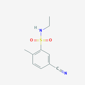 5-cyano-N-ethyl-2-methylbenzenesulfonamide