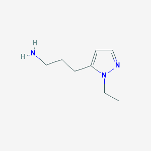 3-(1-Ethyl-1h-pyrazol-5-yl)propan-1-amine