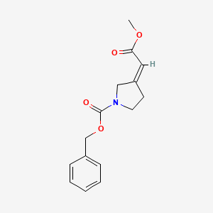 (Z)-benzyl 3-(2-methoxy-2-oxoethylidene)pyrrolidine-1-carboxylate