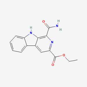 ethyl 1-carbamoyl-9H-pyrido[3,4-b]indole-3-carboxylate