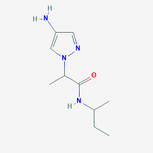 2-(4-Amino-1h-pyrazol-1-yl)-N-(sec-butyl)propanamide