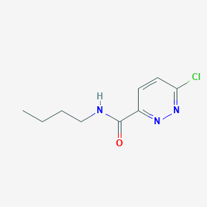 molecular formula C9H12ClN3O B13628888 N-butyl-6-chloropyridazine-3-carboxamide 