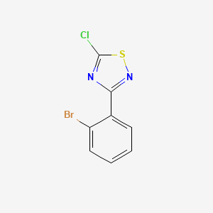 3-(2-Bromophenyl)-5-chloro-1,2,4-thiadiazole